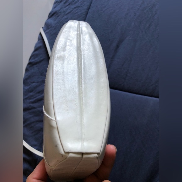 Barbara Bolan Too vintage white clutch purse - Picture 3 of 16